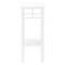 Monarch Specialties Accent Table, Side, End, Plant Stand, Square, Living Room, Bedroom, White Laminate, White I 3279 - alternate 4